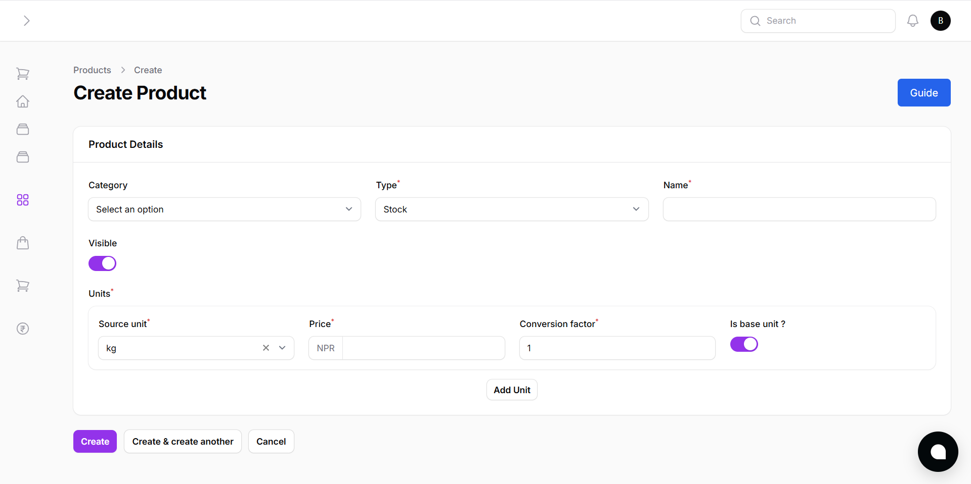 Product Page