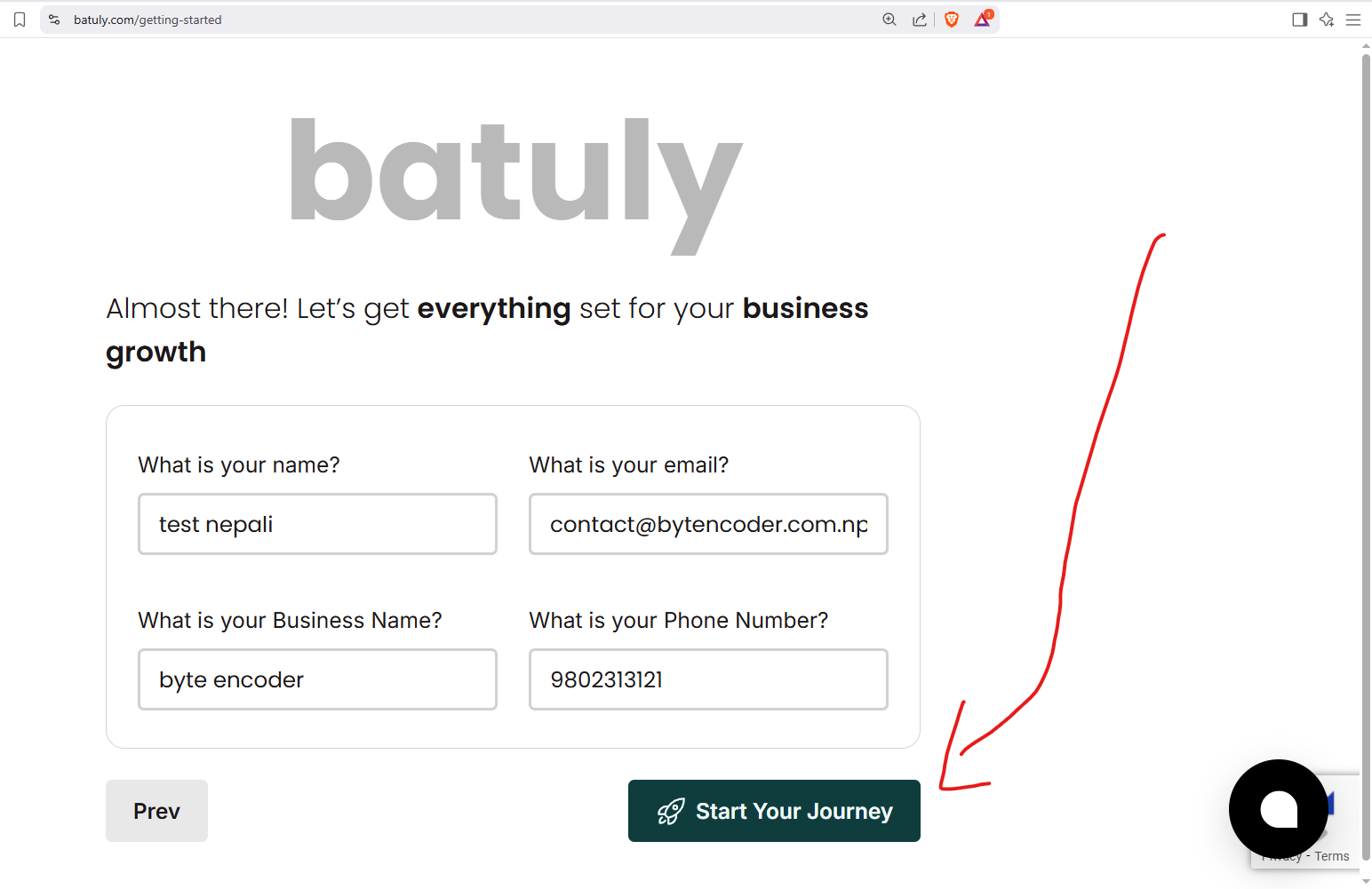 Sign-Up Form